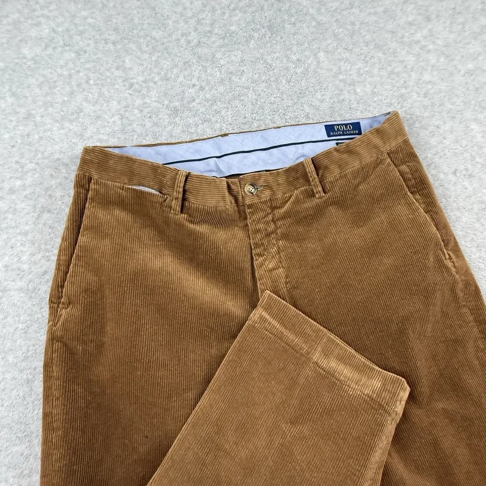 Polo Ralph Lauren Corduroy Pants Stretch Classic‎ Fit Mens Size 36X30 Causal